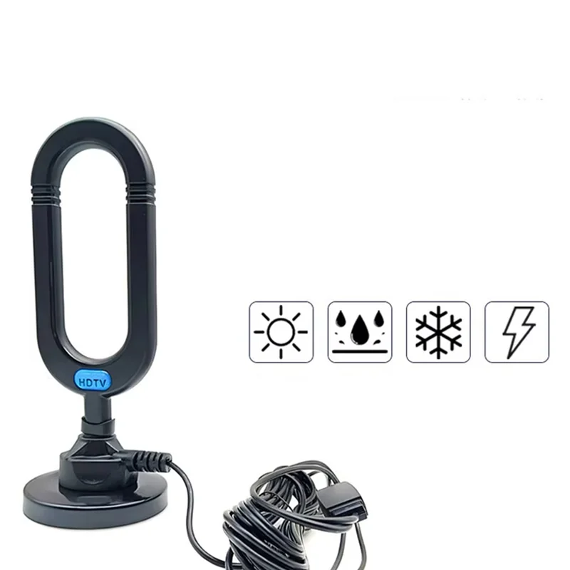 ABJF-Digital TV Antenna TV Interface External TV Amplifier Waterproof For Digital HD DTMB TV Outdoor Easy Installation