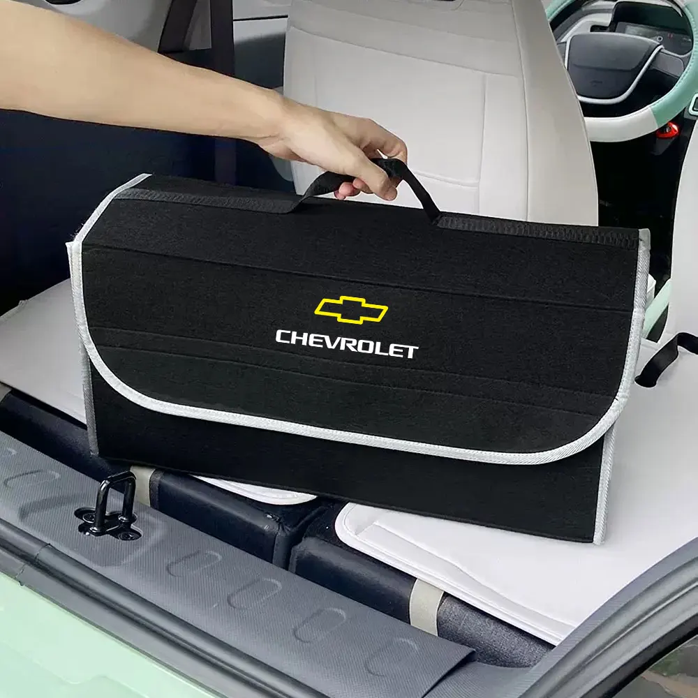 Car Trunk Storage Box Sundries Stowing Large Capacity Tidying Organizer Bag For Chevrolet Cruze Captiva Trax Malibu Aveo Equinox