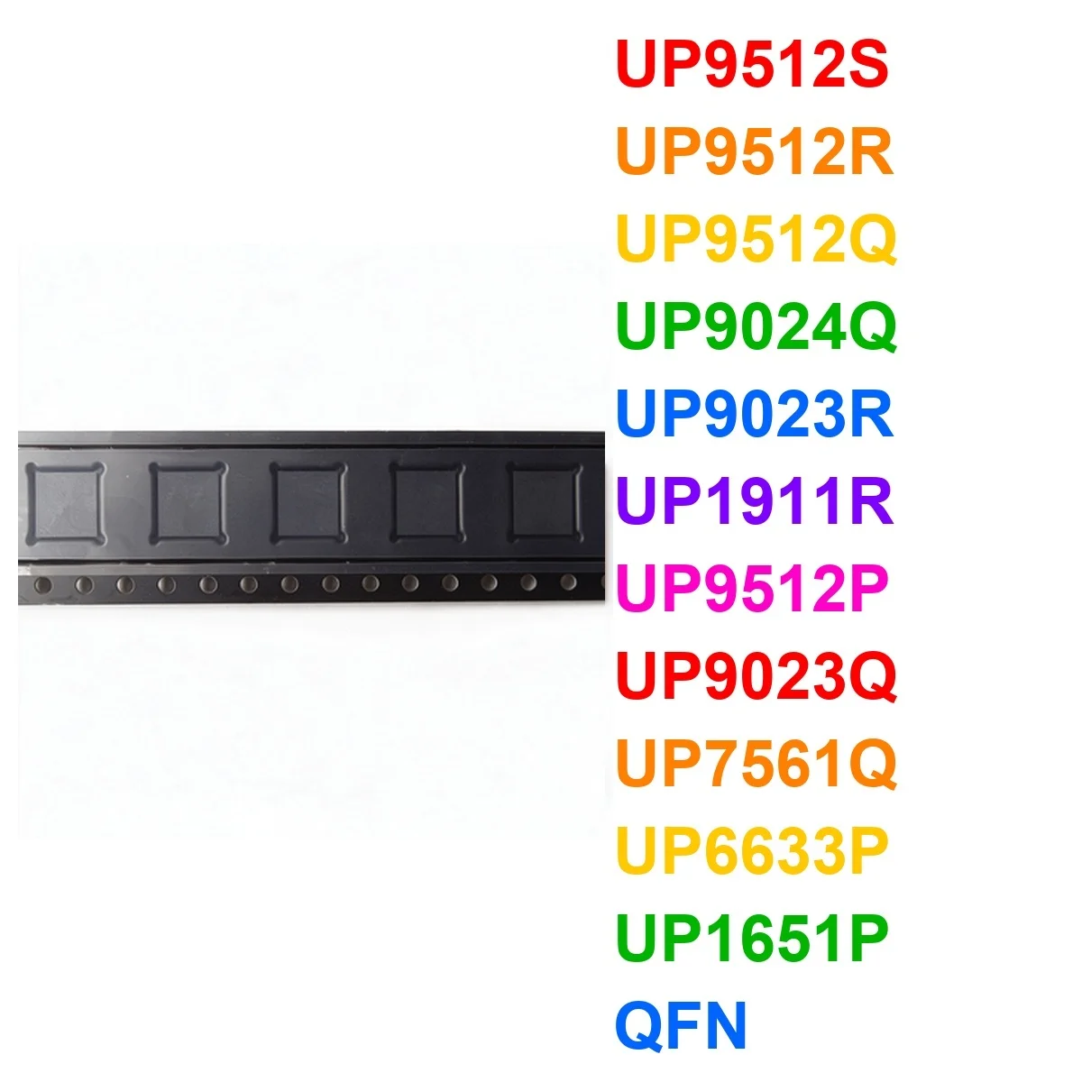(1pece) UP9512S UP9512R UP9512Q UP9024Q UP9023R UP1911R UP9512P UP9023Q UP7561Q UP6633P UP1651P QFN Chipset