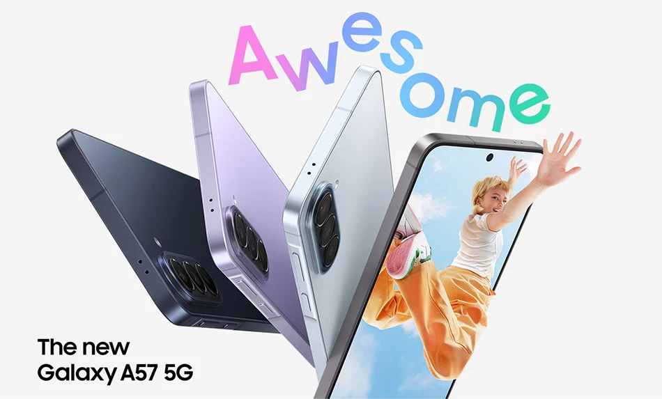 Samsung Galaxy A57 5G Smartphone Global Version Exynos 1680 Processor 6.7" 120Hz Super AMOLED Display 50MP Camera 5000mAh
