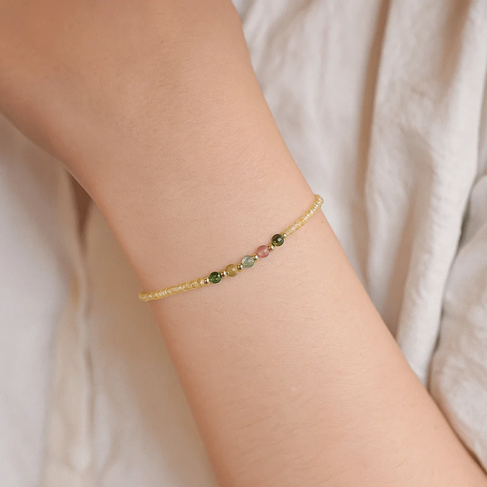 مجوهرات الثروة الجذب سوار الخرز اليدوية محظوظ سيترين سوار الحلي فريدة من نوعها سيترين الحصول على الإسورة الغنية