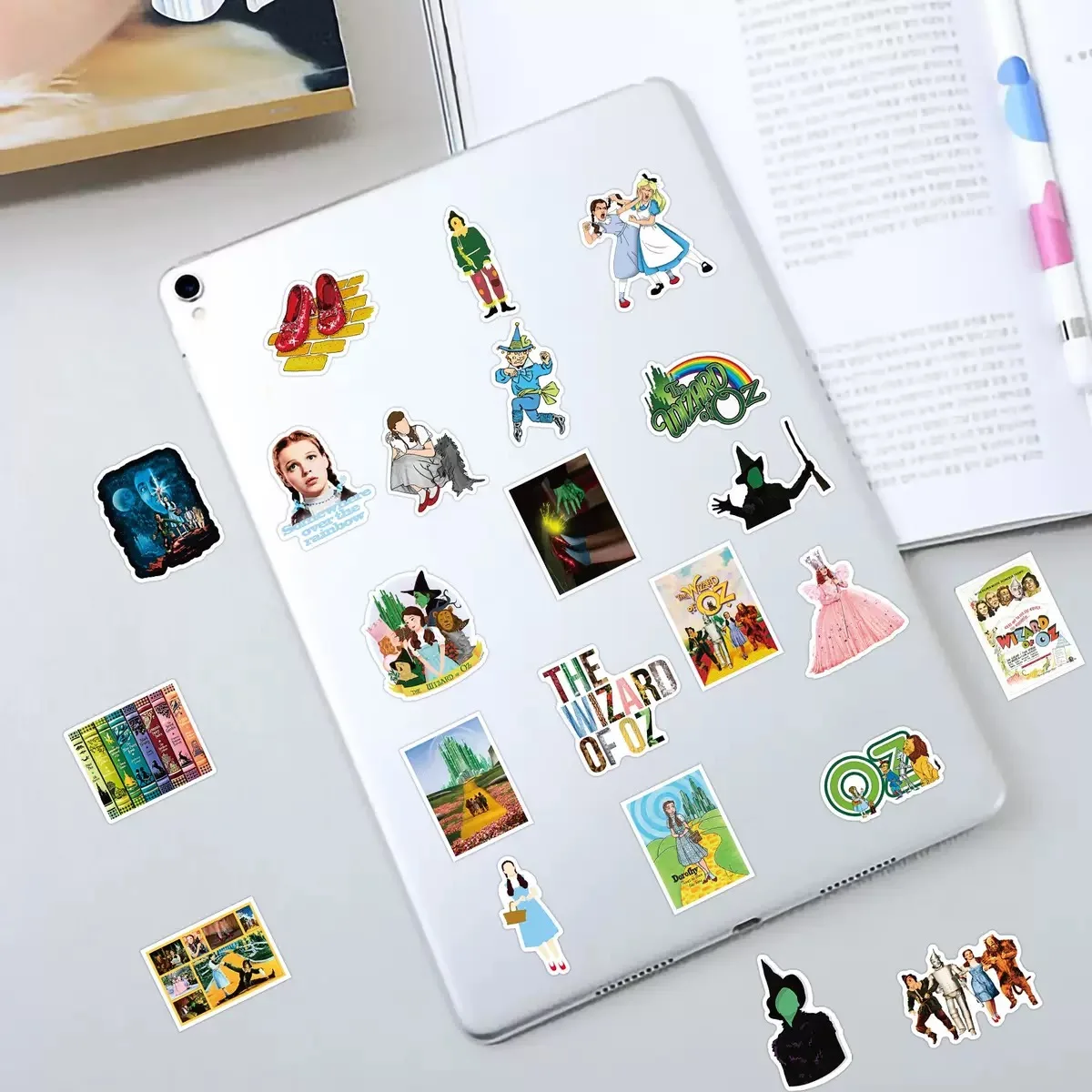 50PCS Fairy Tale The Wizard of OZ Cartoon Graffiti Sticker Decal for Stationery Box Scrapbook Mobile Phone Diary Kids Toys Gifts view 6