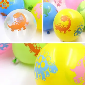 10個12吋紙盒恐龍氣球,彩色乳膠氣球套裝,適合兒童禮物、男寶寶恐龍主題生日派對裝飾 8 最佳銷售 嬰兒氣球 - №6