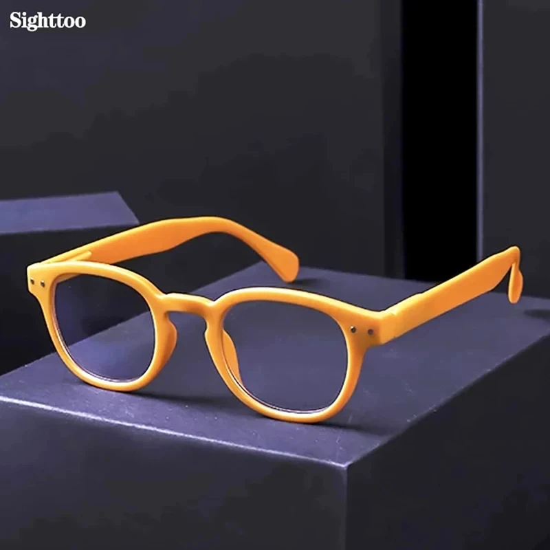 May Flower Reading Glasses Woman Fashion Readers Man Promotion Glasses 400 With Spring Hinge  Round Shape