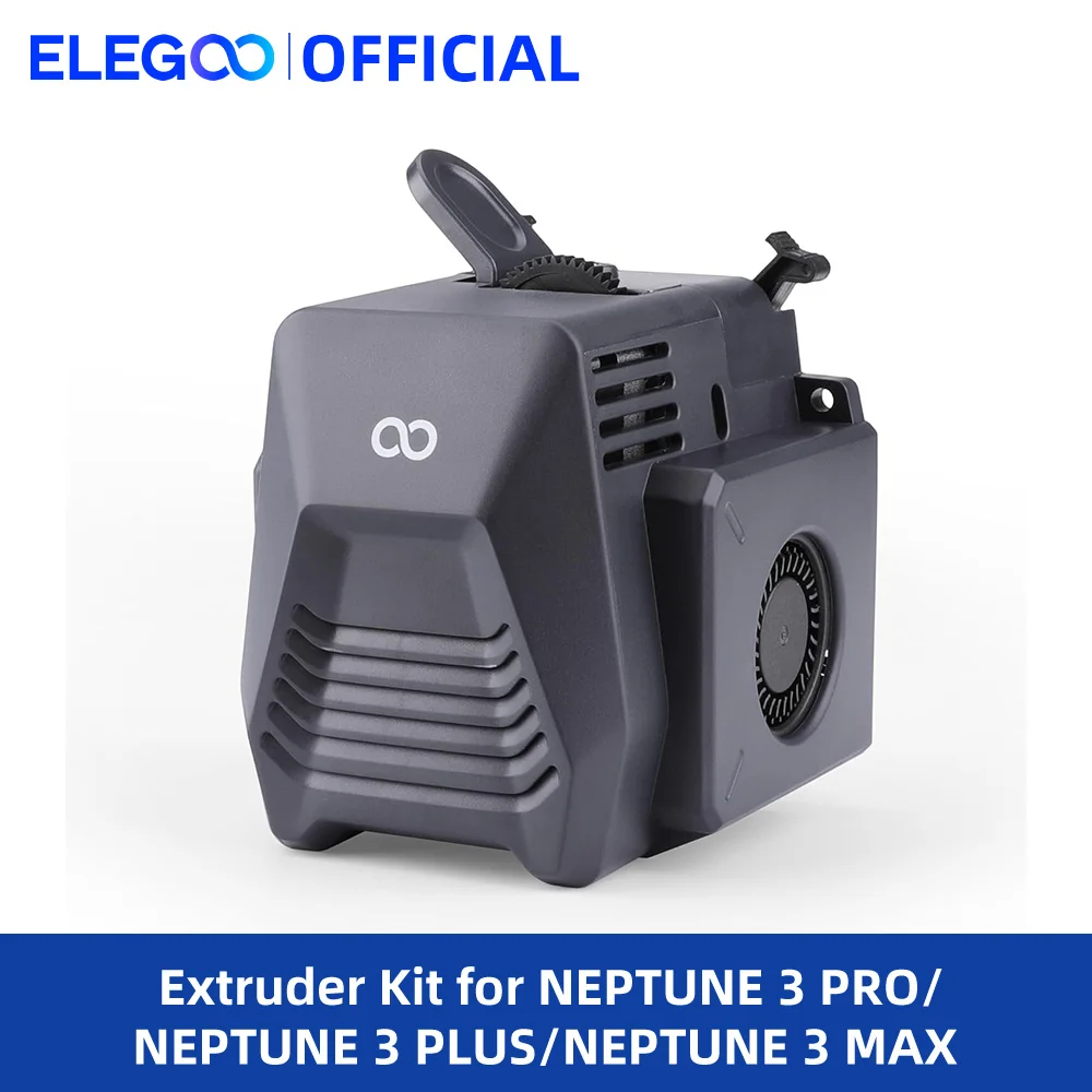 ELEGOO FDM 3D Printer Extruder Dual-Gear Direct Extruder Kit for Neptune 3 PRO NEPTUNE 3 PLUS NEPTUNE 3 MAX FDM 3D Printer