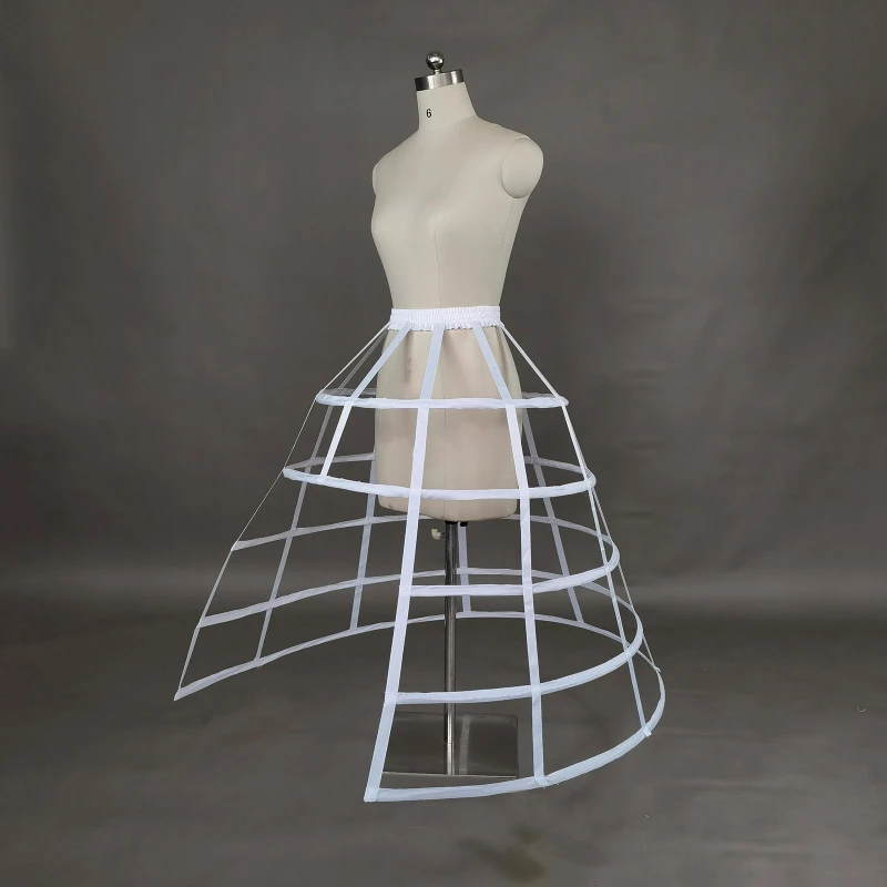 Women Crinoline Petticoat Cage 2/3/4/5 Hoops Underskirt for Lolita Cosplay 101A