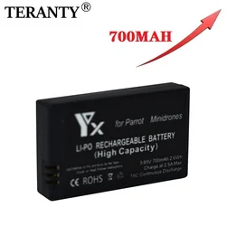 3.85V 700mah Replacement Lipo Battery Large Capacity Drones Battery For Parrot Mini Drones Mambo,Jumping Sumo&Rolling Spider