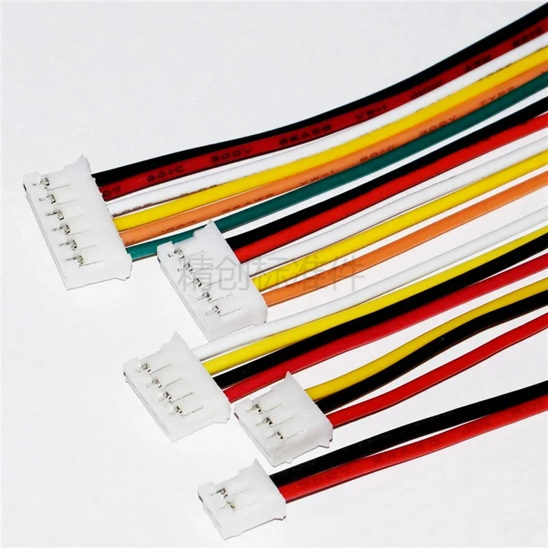 50pcs/lot JST 2.0 PH 2.0 2/3/4/5/6/7/8/9/10-Pin Connector Plug with Wires Cables 30cm 26AW