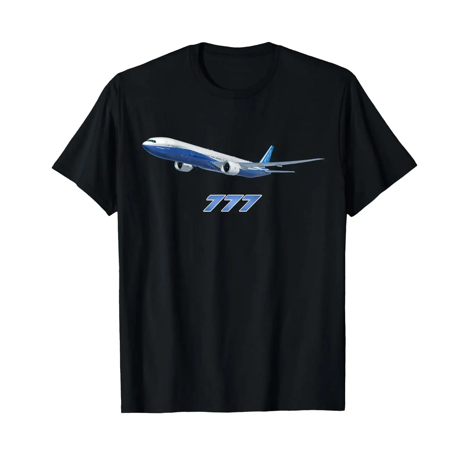 Airline Jet 777 Aircraft Commercial Jumbo T Shirt vintage Washed fashion Unisex Comfortable Stretched graphic Casual Soft