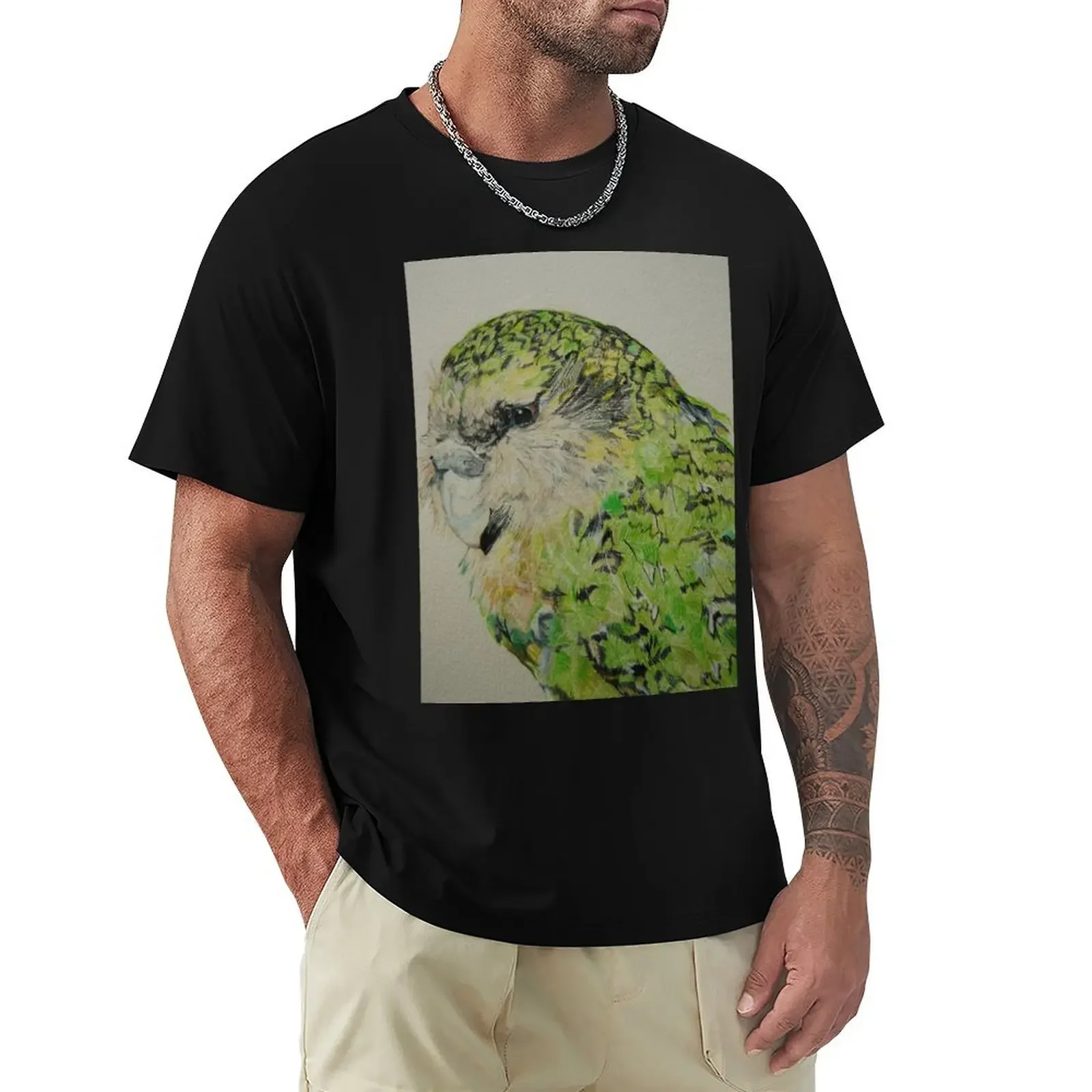 

Kakapo T-shirt customs design your own plain graphics mens t shirt