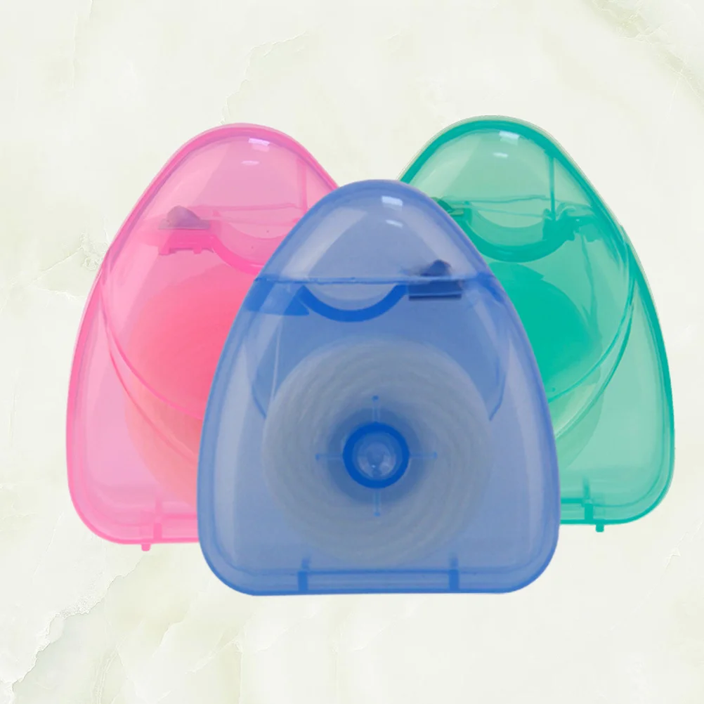 3 قطعة 50 متر جهاز تنظيف الأسنان بالنعناع يختار مايكرو الشمع بين الأسنان نظافة الأسنان نظافة الفم لون عشوائي الأسنان الخيط اختيار