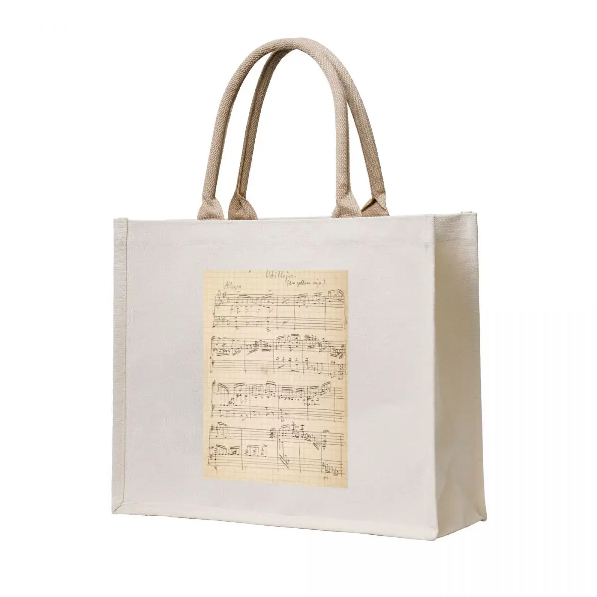

Granados Original handwritten score by Enrique Granados Tote Bag tote bag screen hand bag