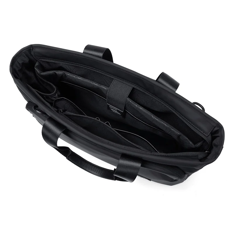 GOLF QUALITY Borsa da ufficio da uomo Valigetta in nylon impermeabile Borsa per computer da 16 pollici Borsa per documenti multistrato Chiusura con cerniera