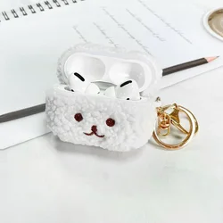 For Airpods 4 Pro Case 2022 Cute Fluffy Dog Earphone Case Headphone Cover For Apple AirPod 3 2 Pro 2nd Generation Pro USB C Case