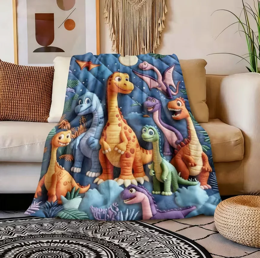 1pc Colorful Dinosaur Cartoon - 3D Printing On Fabric review and price
