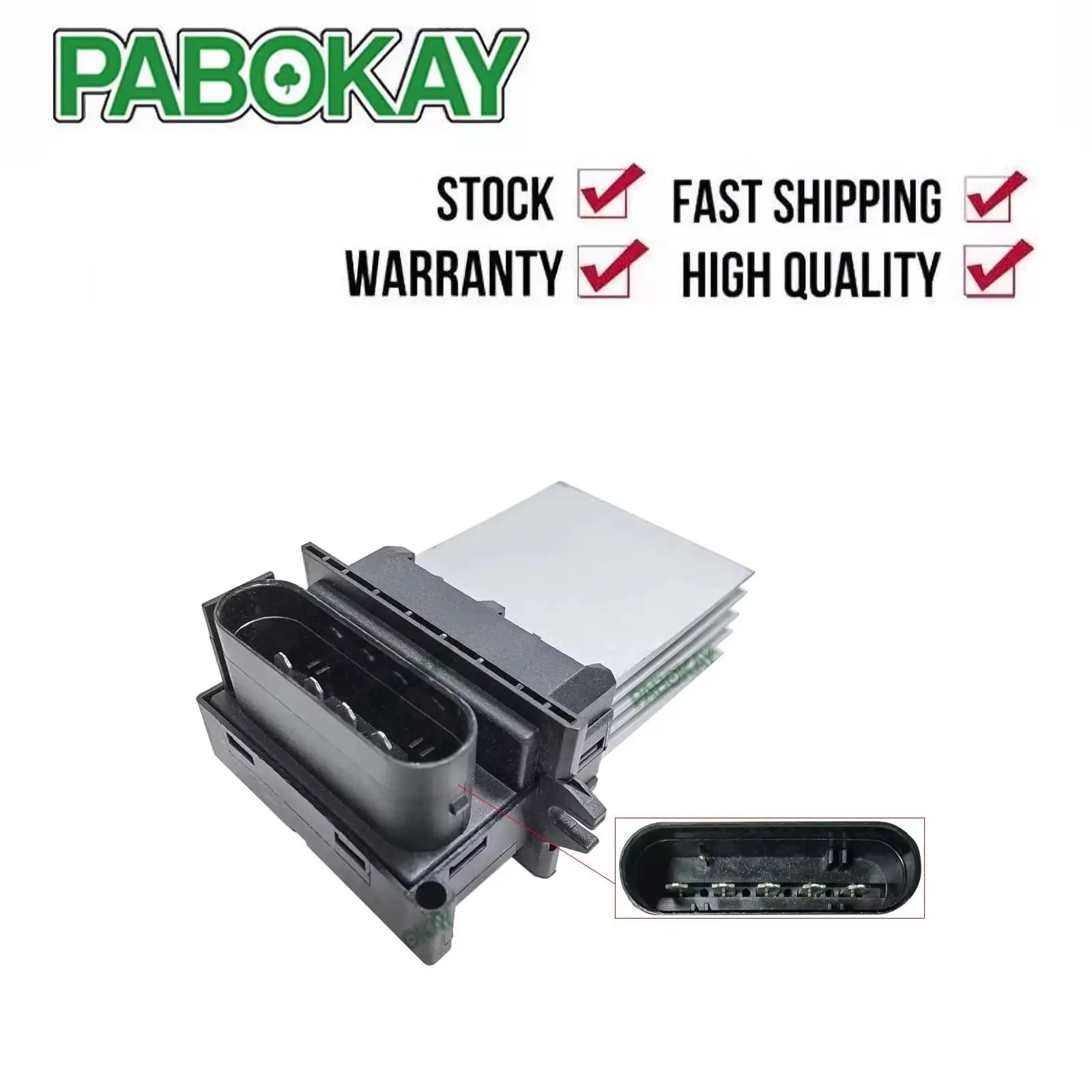 

7701051272 DER005TT 342064 27761-AX010 27761AX010 2918004 For Renault Clio II/RS6/172/182 Heater Blower Fan Resistor HVAC