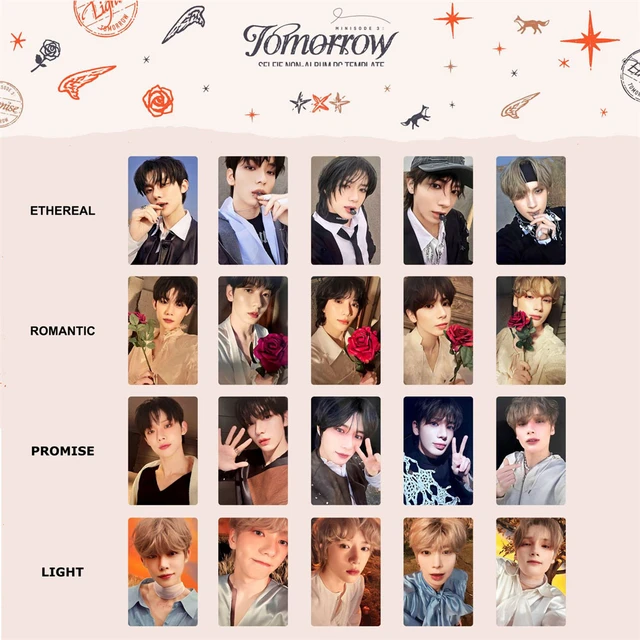 ミニアルバムフォトカードポストカード、kpop、bin yonjun、beomgyu 