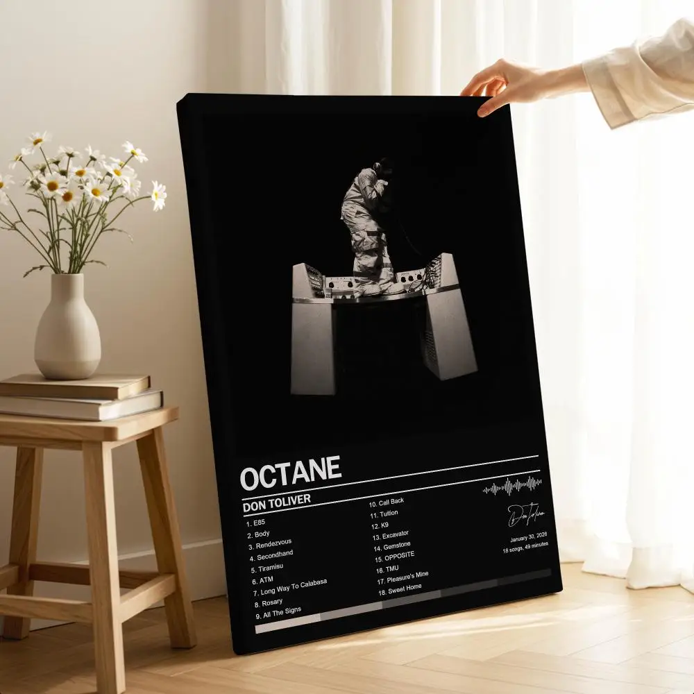 Painting Calligraphy Inner Frame Painting Perfect for Living Room Bedroom House Wall Decor Don T-Toliver Octane