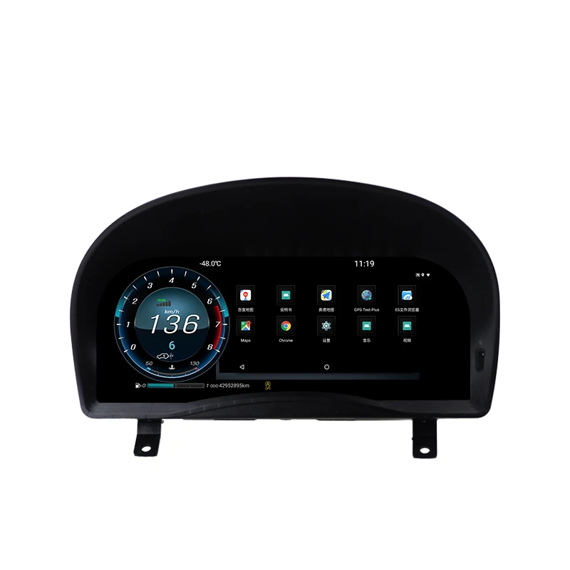 Android Touch Screen  LCD Car Dashboard Digital Gps Speedometer for Alphard 2015-2018 30 Series