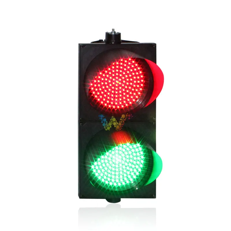 AC85-265V Wateproof design high quality 200mm PC housing red green traffic light for sale