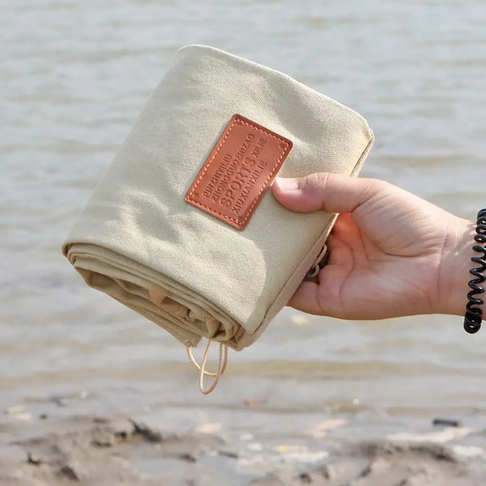 Canvas Fishing Tackle Storage Bag Large Capacity Multifunctional Fishing Rod Bag Folding Portable Umbrella Bag