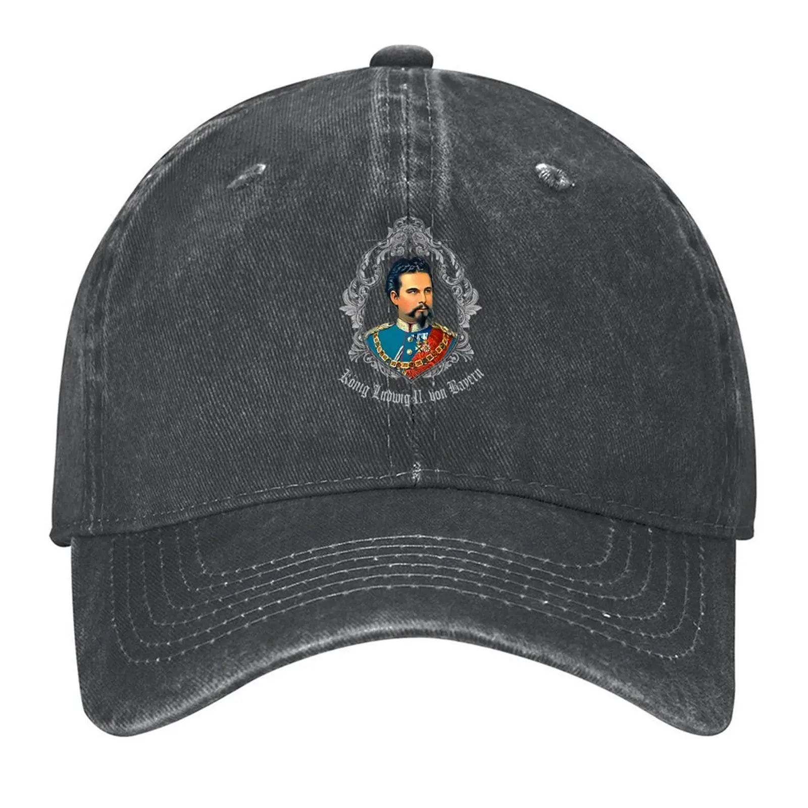 

KING LUDWIG II OF BAVARIA Baseball Cap Beach Bag tactical cap luxury woman cap Golf Hat For Men Women's