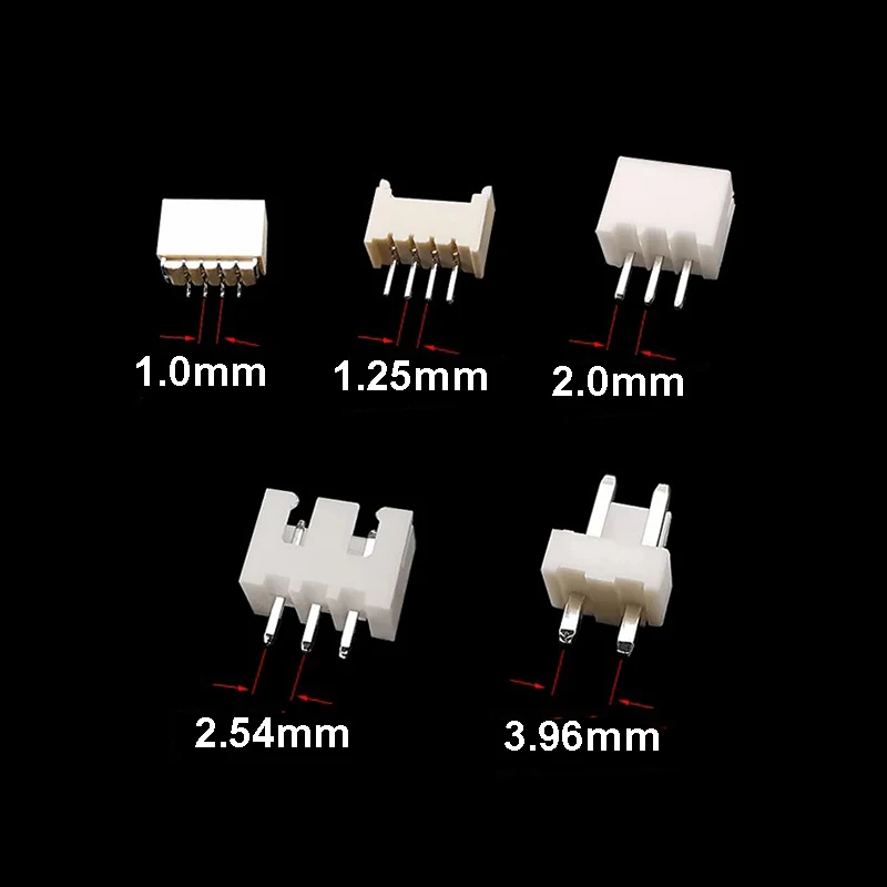 1Box SH 1.0MM/JST 1.25mm/ZH 1.5mm/PH 2.0mm/XH2.54mm/VH 3.96mm Male Plug Female Socket Housing Crimp Terminal Connector Kit image 6