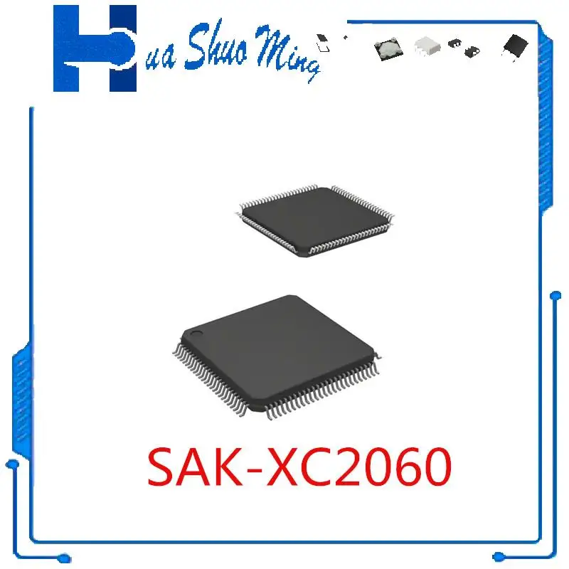 1Pcs/Lot SAK-XC2060M-104F80L  SAK-XC2060  HTQFP100   SPCA6350A-HW011  BGA