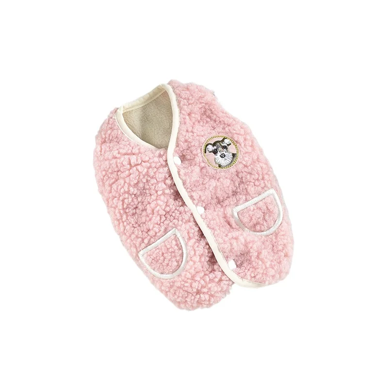 

New Kejifa Bucket Polar Fleece Vest for Pets, Dogs and Cats in Autumn and Winter