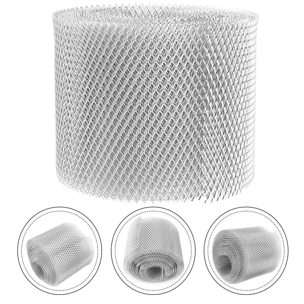 

Aluminum Alloy Gutter Mesh Roll Ideal Leaf Guard Cover for Gutters Blocks Roof Scrap Tree Branches Easy Install Cut to Size