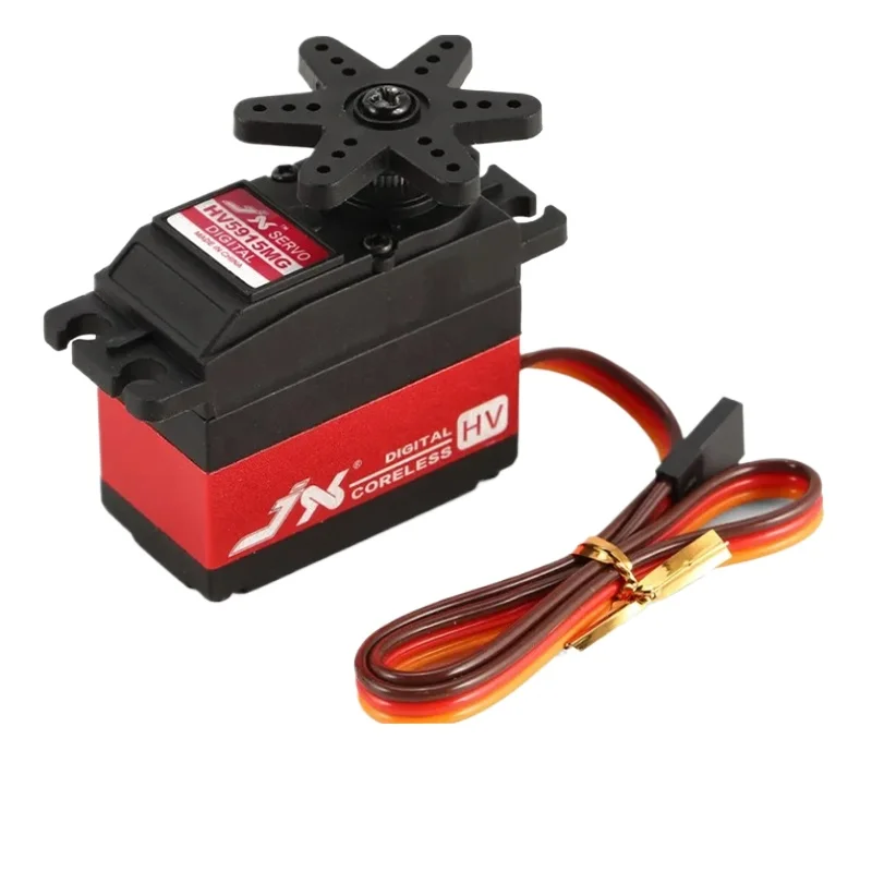JX PDI-HV5915MG 15kg Serwo Metalowe Koło Zębate Cyfrowe Bezrdzeniowe Silnik HV do Modeli Samochodów RC 1/8 1/10, Helikopterów 600-700, Części DIY