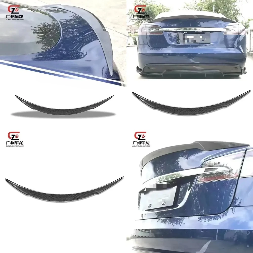 High Quality Carbon Fiber Rear Spoiler for Model S 2014-2023 Car Spoiler