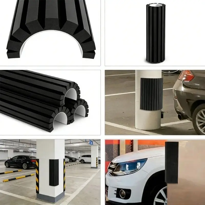 Parking Area Wall Shielding 0.8 Inch Thick Shock Absorbing Foams Guards Against Scratches & Paint Damage for Garage Safety HX6C