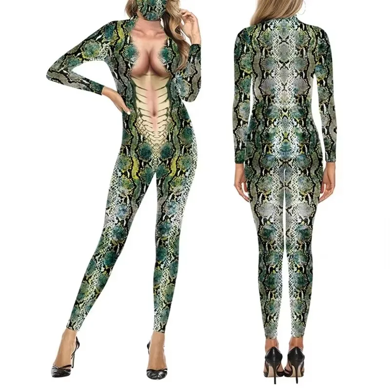 Cosplay Costume Jumpsuit Festival Party Halloween Movie Themed 3D Digital Print Role Playing Leotard for Male Women Stage Wear