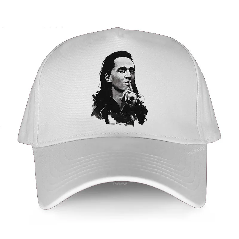 Hot sale Baseball Caps summer casual hat for men Topcloset Loki Tom Hiddleston Harajuku Hip Hop Breathable Hat Sun-Proof Cap