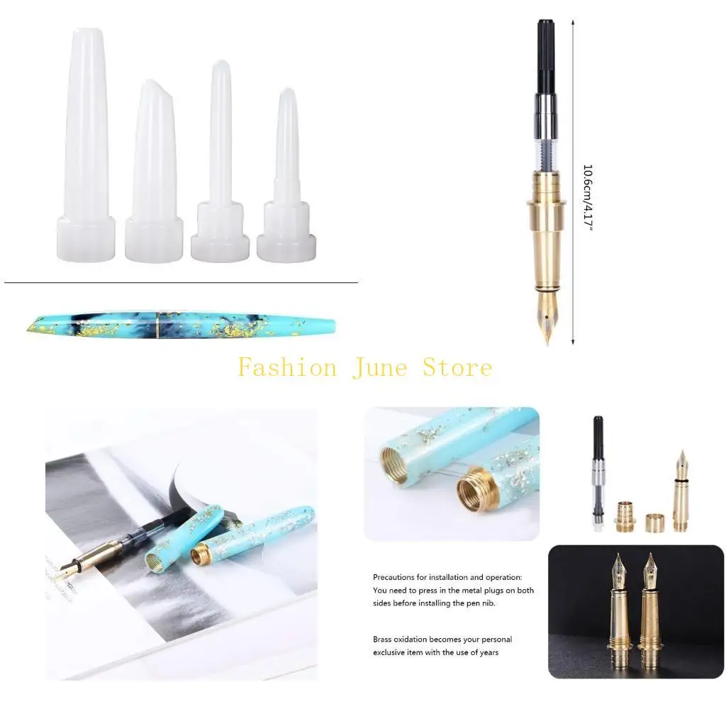 N5KA Resin Decorative Craft DIY Pen Mold Epoxy Resin Molds For Jewelry