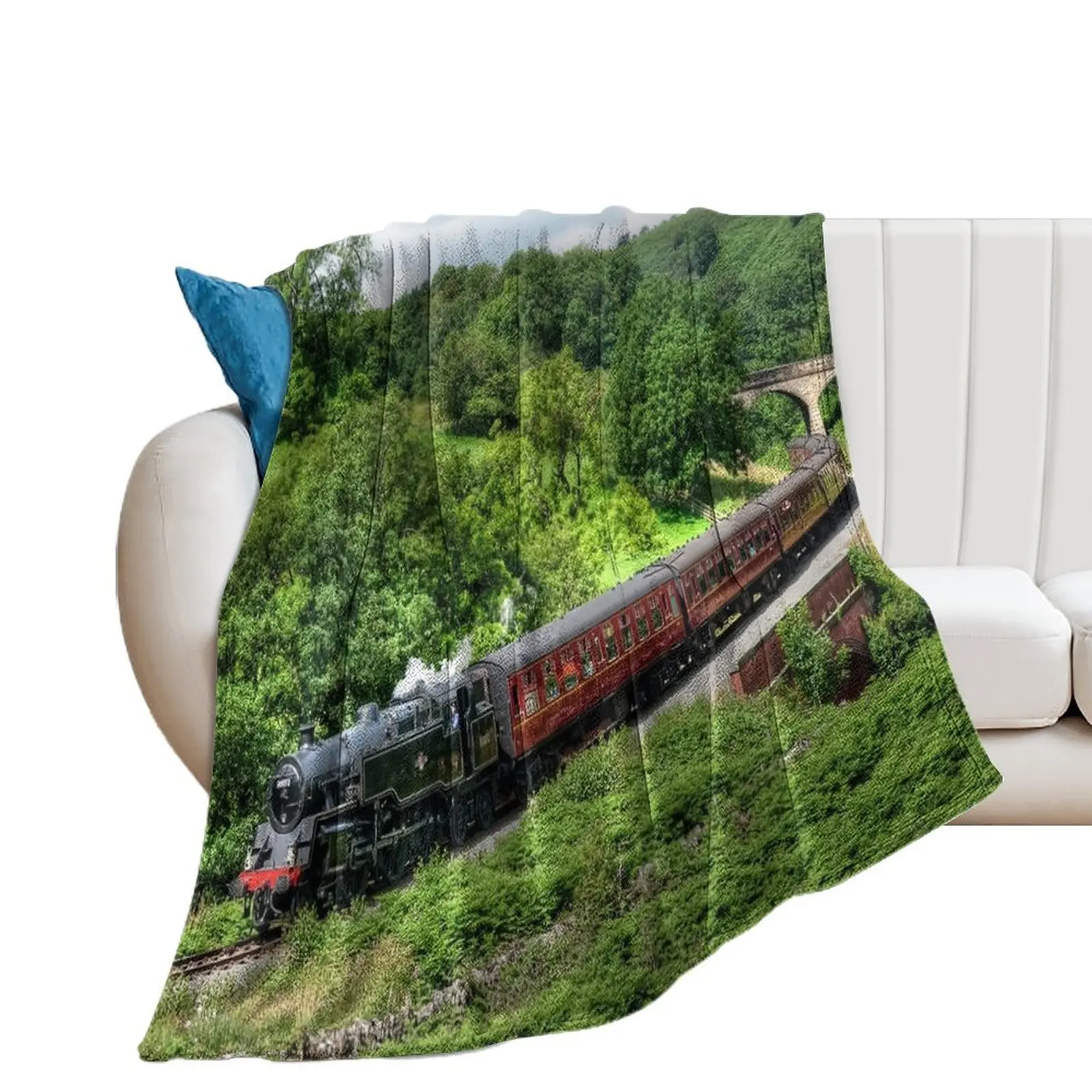 

North Yorkshire Moors Railway Throw Blanket halloween Decorative Sofa Blankets