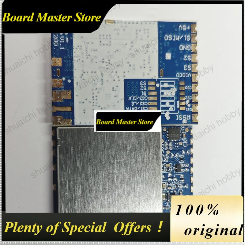 BoMaS1PC FT1200 1080-2200MHz FPV Video Wireless Receiving Module 5V 390mA VRX With 22mv/dBm RF Signal Strength Indicator For RC