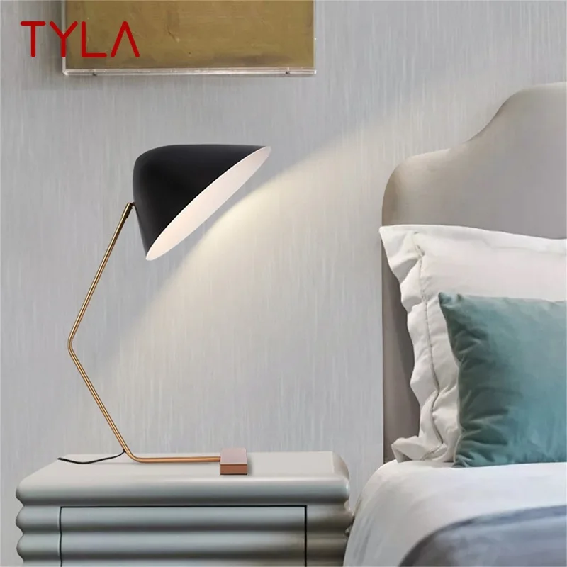 TYLA Nordic Table Lamp Postmodern Creative Design LED Desk Light Decor For Home Bedroom Bedside Study