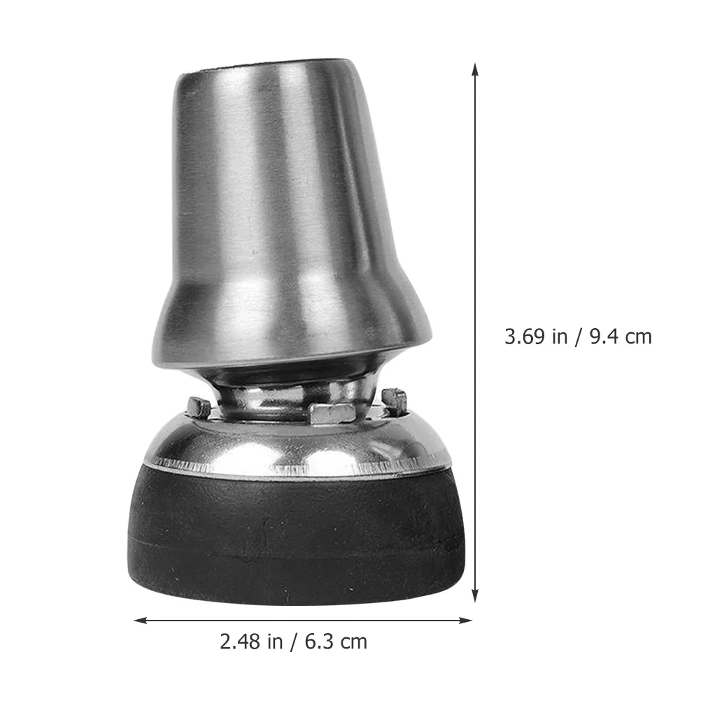 

Slip-Resistant Crutch Tips Stainless Steel Cane Tips Replacement Non-Slip Walking Pole Foot Covers Walking Stick Ends