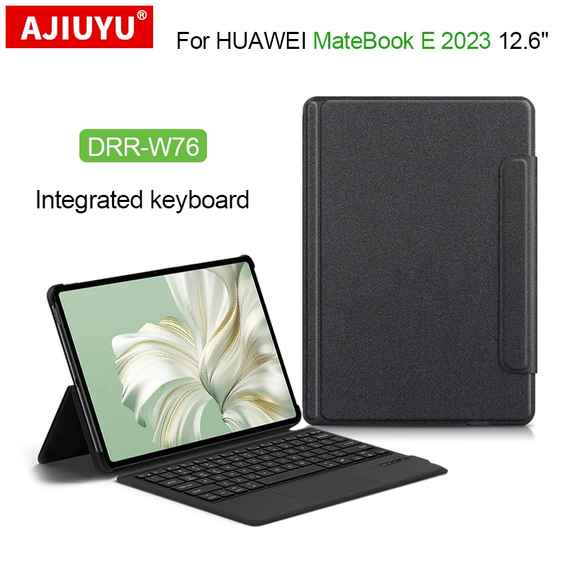 

Wireless Keyboard Case For Huawei MateBook E 2023 12.6" DRR-W76 Protective Cover Arabic Portuguese Spanish Russian French Hebrew