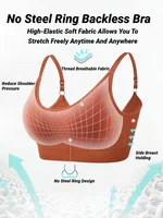 Seamless Brassiere Bras For Women Full Cup Breathable Bralette Wire Free Sleep Bra Tube Top Sports