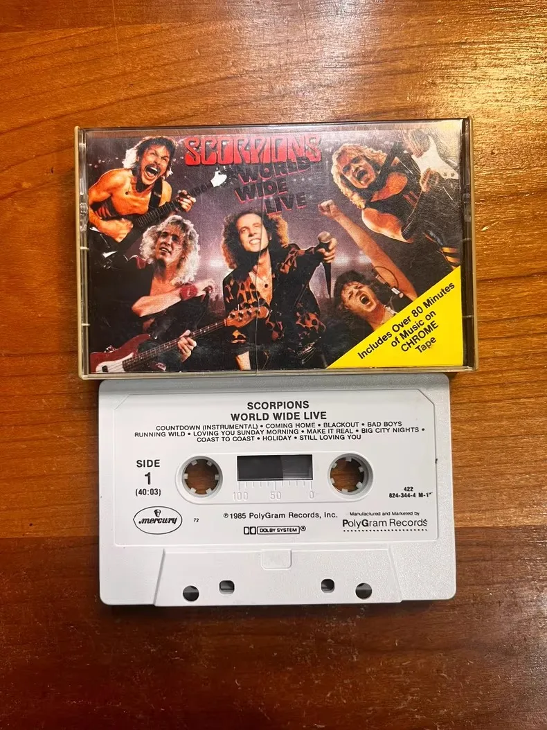 

Рок-скорпионы Рудольф Шенкер музыкальная лента мир широкий живой альбом затемняющие кассеты косплей Walkman рекордер автомобильные звуковые дорожки коробка