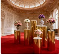 

5 шт./компл.) подставка для торта из кованого железа, ваза для цветов для свадебной сцены, подставка для дорожки, qq316