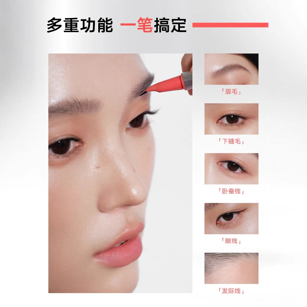 Judydoll Live Dual End Liquid Brow Pen Unterer Wimpern Eyeline Aegyo-sal Multifunktionsstift Wasserdicht Natürliches Augen-Schönheitswerkzeug
