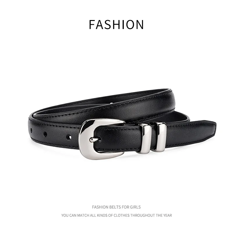 Ceinture en cuir véritable pour femme, ceinture en cuir de vachette, décoration de robe, ceinture en jean, mode d\'affaires, luxe, nouveau, 2023