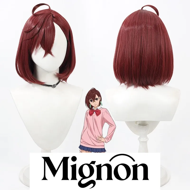 

Dandadan Ayase Momo Косплей Парик Манга Имитация кожи головы Ahoge