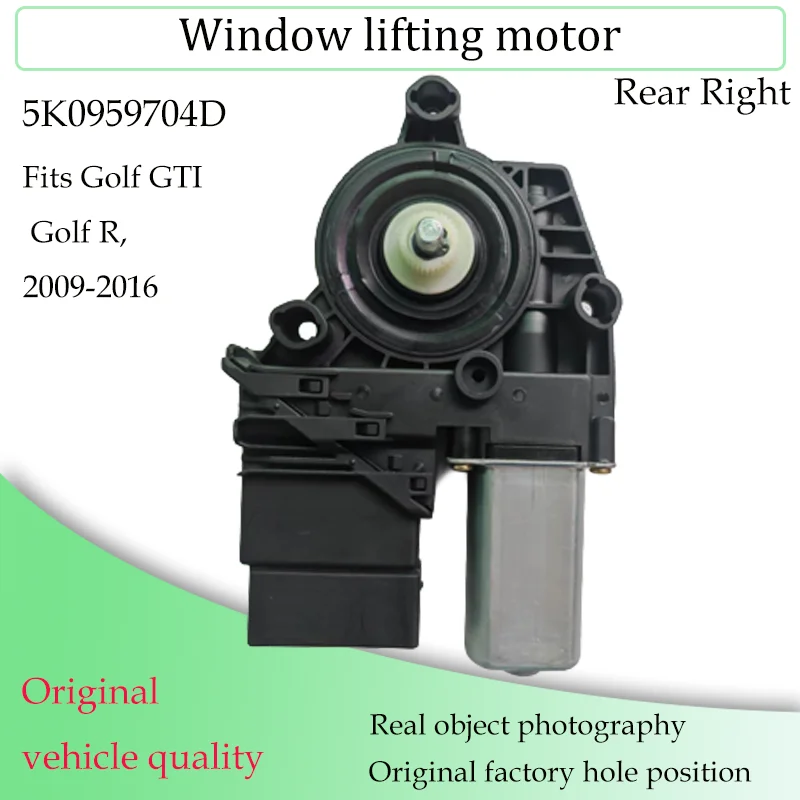 Auto raamheffer motor vervangende onderdelen compatibel met Volkswagen Golf GTI Golf R 2009-2016 5K0959701C 5K0959702C 5K0959793A