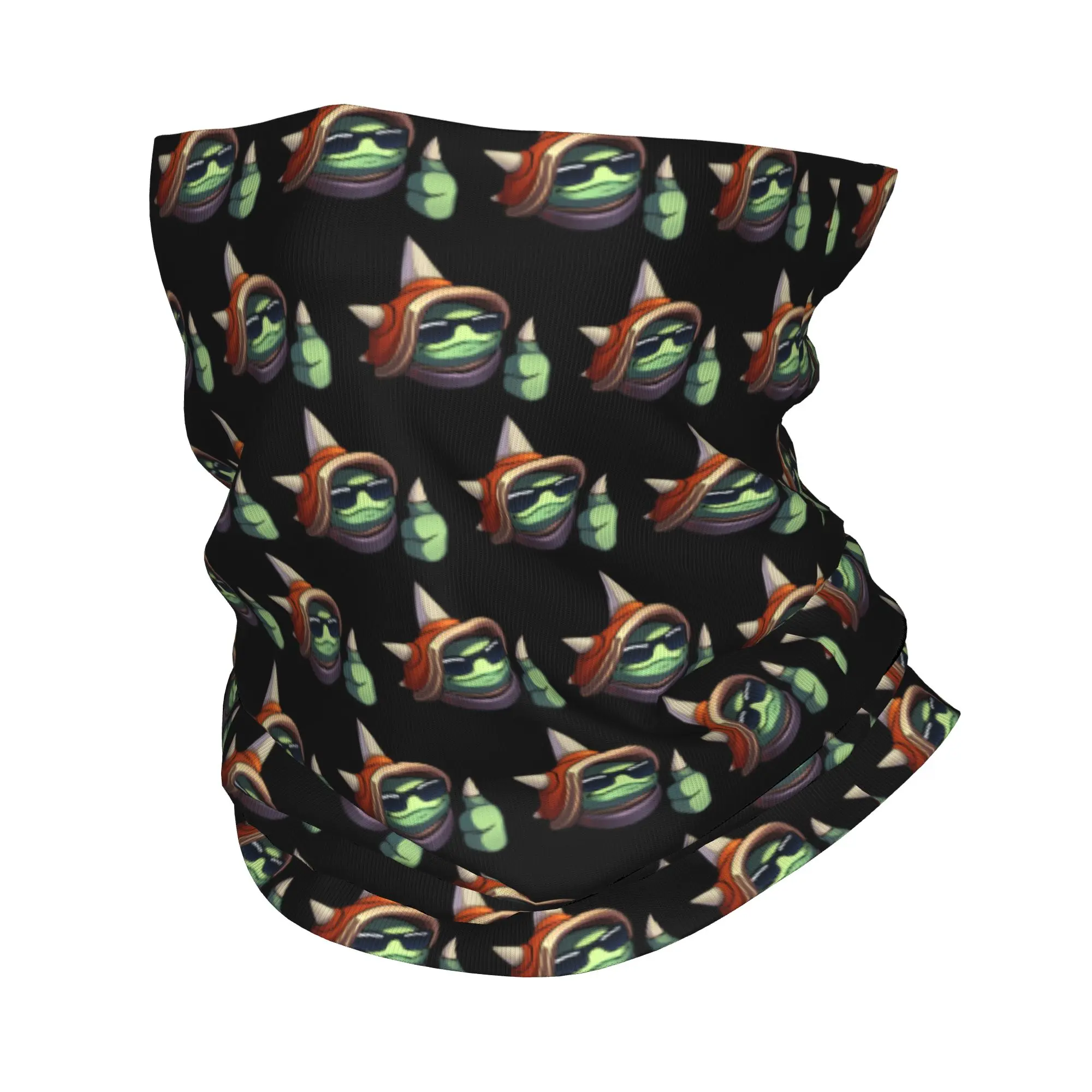 League Video Games Legends Rammus Ok Bandana Winter Neck Warmer Women Windproof Wrap Face Scarf for Hiking  Gaiter Headband