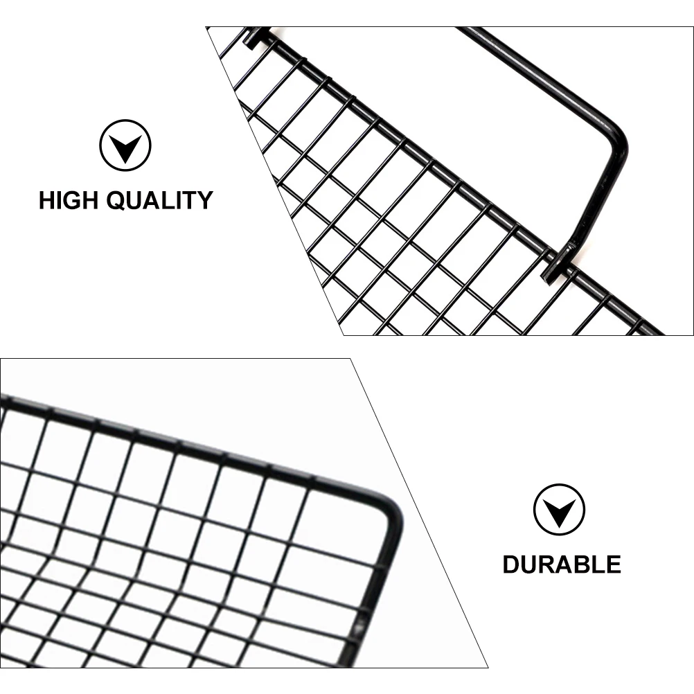 

Square Non stick Coating Barbecue Rack Durable Stainless Steel Cooking Grid for Grilled Chicken Wings Steak Shrimp Fish